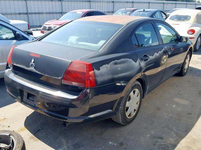 4A3AB26F44E102588 - 2004 MITSUBISHI GALANT DE BLACK photo 4