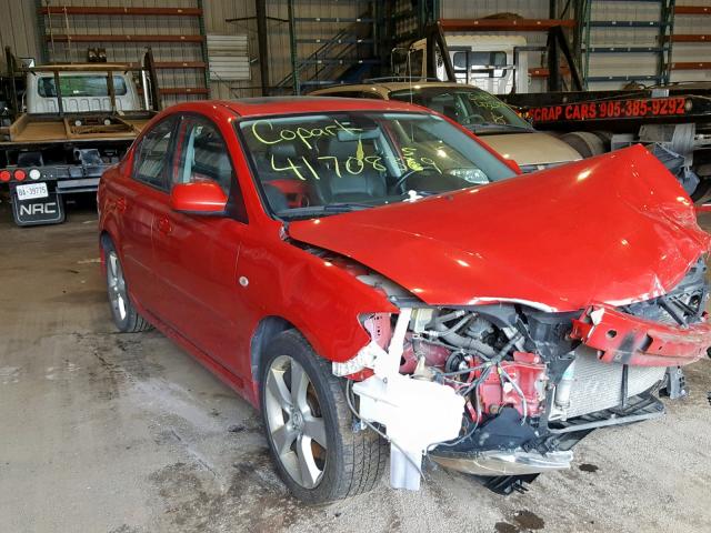 JM1BK123561497212 - 2006 MAZDA 3 S RED photo 1