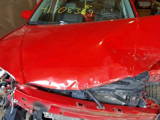 JM1BK123561497212 - 2006 MAZDA 3 S RED photo 7