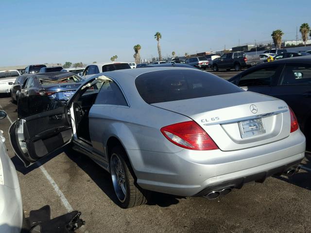 WDDEJ79X28A013971 - 2008 MERCEDES-BENZ CL 65 AMG SILVER photo 3