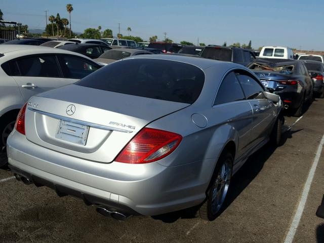 WDDEJ79X28A013971 - 2008 MERCEDES-BENZ CL 65 AMG SILVER photo 4