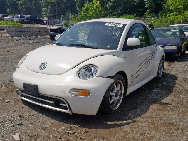 3VWCC21C4YM454850 - 2000 VOLKSWAGEN NEW BEETLE თეთრი ფოტო 2