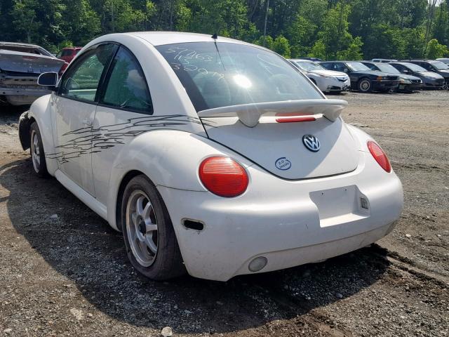 3VWCC21C4YM454850 - 2000 VOLKSWAGEN NEW BEETLE თეთრი ფოტო 3