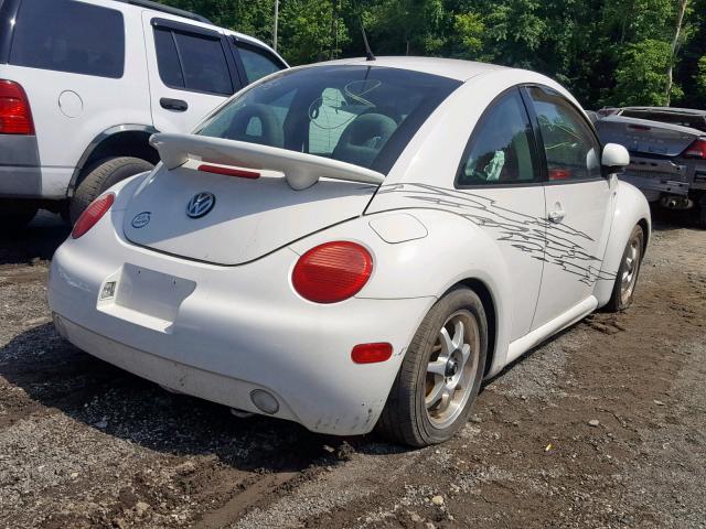 3VWCC21C4YM454850 - 2000 VOLKSWAGEN NEW BEETLE თეთრი ფოტო 4