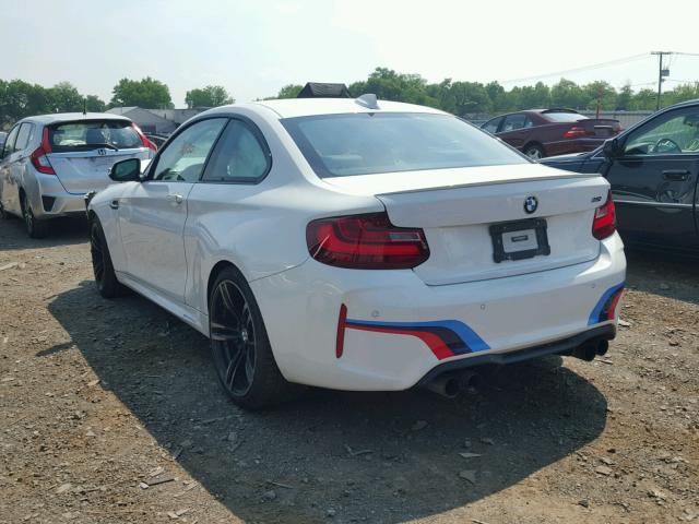 WBS1H9C5XGV785884 - 2016 BMW M2 WHITE photo 3