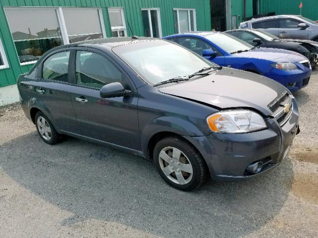 3G1TC5DE4AL145188 - 2010 CHEVROLET AVEO LT GRAY photo 1