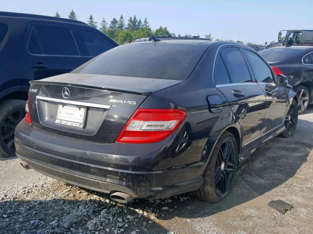 WDDGF8HB9AF484739 - 2010 MERCEDES-BENZ C 350 4MAT BLACK photo 4