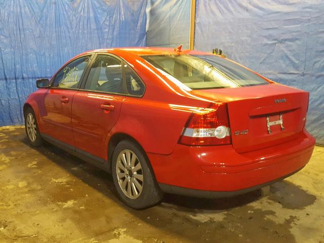 YV1MS382842009214 - 2004 VOLVO S40 2.4I RED photo 3