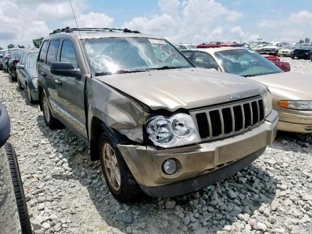 1J4GS48K86C291029 - 2006 JEEP GRAND CHER GOLD photo 1