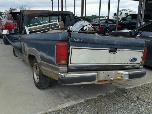 1FTCR10AXKUC12675 - 1989 FORD RANGER BLUE photo 3