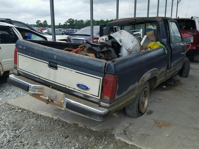 1FTCR10AXKUC12675 - 1989 FORD RANGER BLUE photo 4