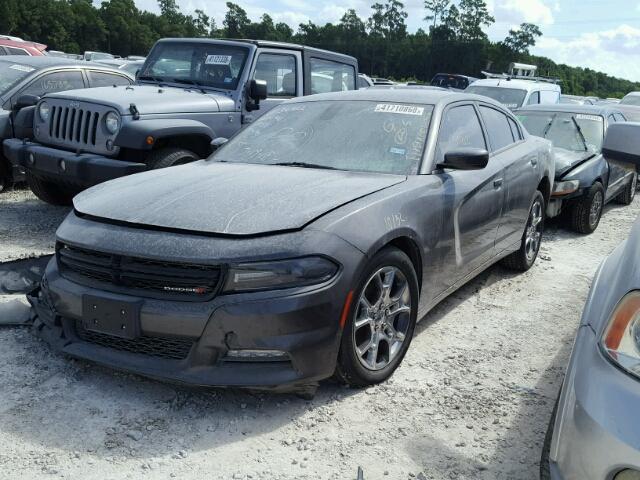 2C3CDXJG5GH123230 - 2016 DODGE CHARGER SX CHARCOAL photo 2