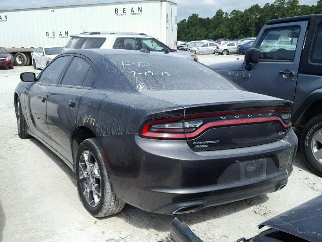 2C3CDXJG5GH123230 - 2016 DODGE CHARGER SX CHARCOAL photo 3