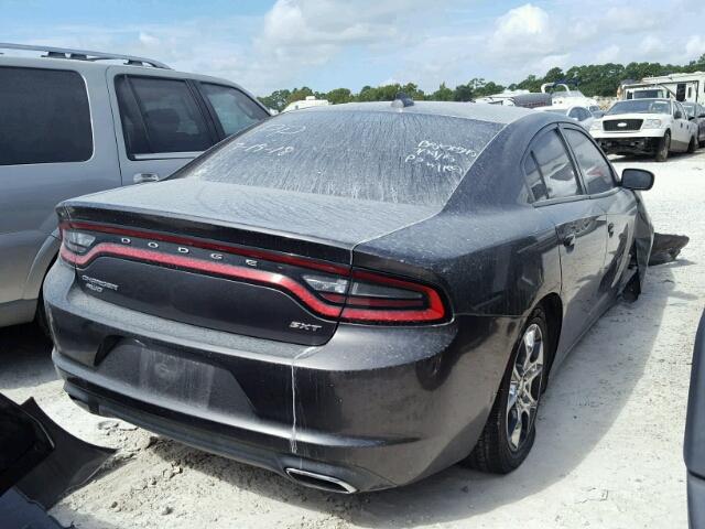 2C3CDXJG5GH123230 - 2016 DODGE CHARGER SX CHARCOAL photo 4