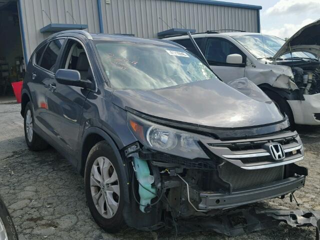 2HKRM4H79DH682065 - 2013 HONDA CR-V EXL GRAY photo 1