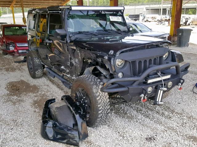 1J8GB59147L177105 - 2007 JEEP WRANGLER S BLACK photo 1