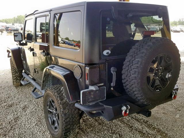 1J8GB59147L177105 - 2007 JEEP WRANGLER S BLACK photo 3