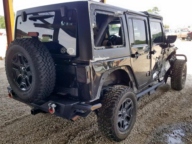 1J8GB59147L177105 - 2007 JEEP WRANGLER S BLACK photo 4