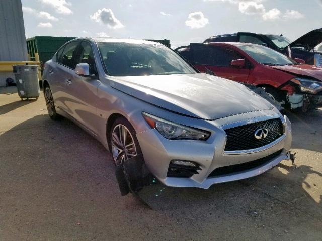 JN1BV7AP8EM670610 - 2014 INFINITI Q50 BASE SILVER photo 1