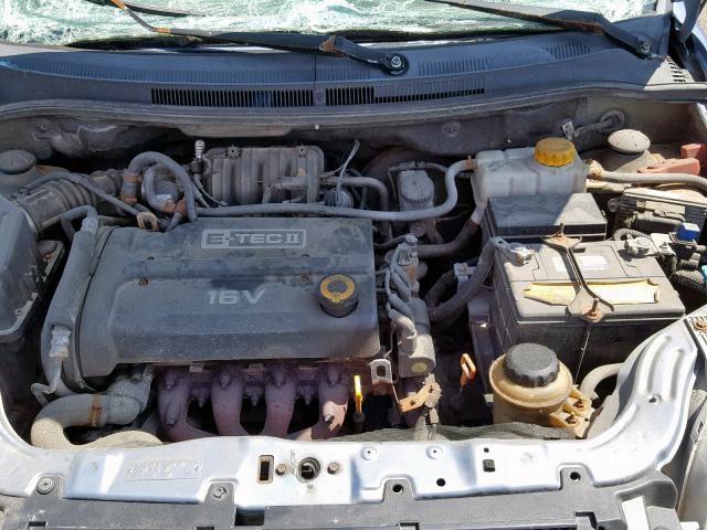 KL1TD55637B172508 - 2007 CHEVROLET AVEO BASE ლურჯი ფოტო 7
