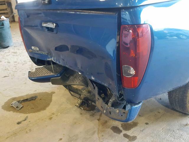 1GCESCF98C8123672 - 2012 CHEVROLET COLORADO L BLUE photo 9