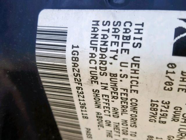 1G8AL55F96Z121260 - 2006 SATURN ION LEVEL SILVER photo 10