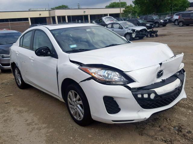 JM1BL1V73C1649267 - 2012 MAZDA 3 I WHITE photo 1