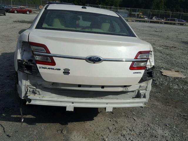 1FAHP2E89FG194834 - 2015 FORD TAURUS SEL WHITE photo 9