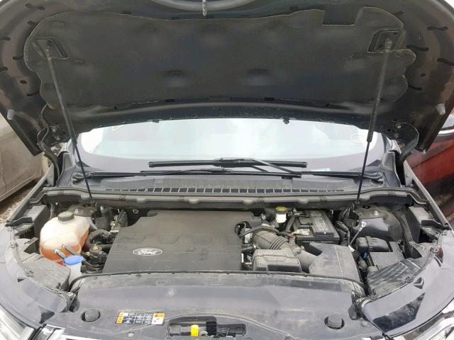 2FMTK4K85FBB40422 - 2015 FORD EDGE TITAN BLACK photo 7