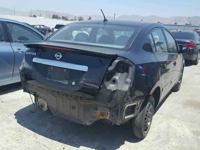 3N1AB6AP2CL665991 - 2012 NISSAN SENTRA 2.0 BLACK photo 4