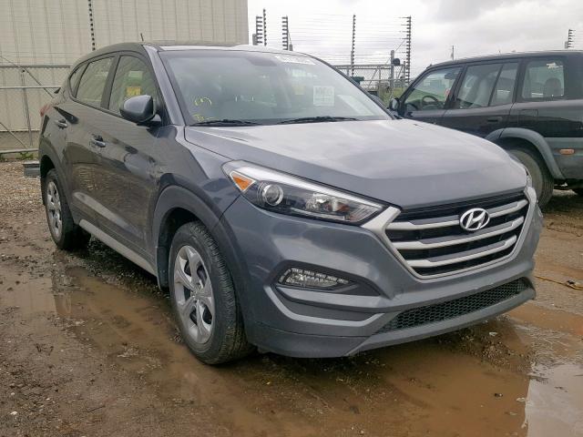 KM8J2CA49HU579474 - 2017 HYUNDAI TUCSON SE GRAY photo 1