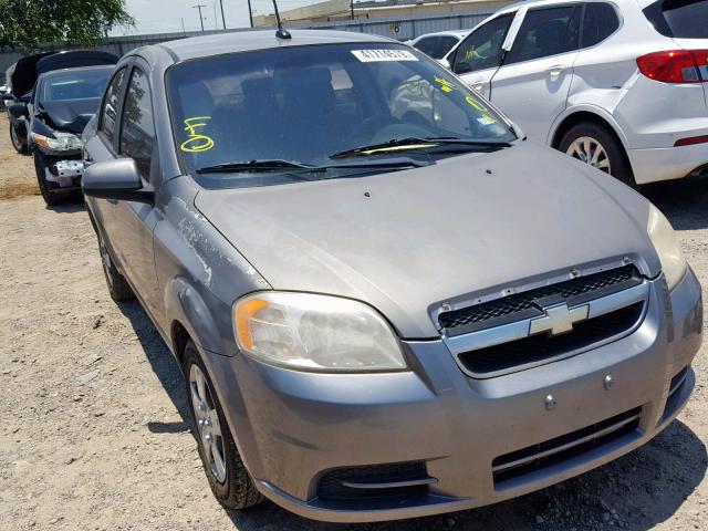 KL1TD5DE3BB134536 - 2011 CHEVROLET AVEO LS CHARCOAL photo 1