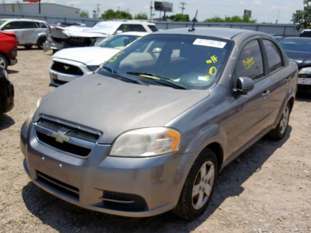 KL1TD5DE3BB134536 - 2011 CHEVROLET AVEO LS CHARCOAL photo 2