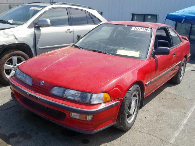 JH4DA9447PS000462 - 1993 ACURA INTEGRA RS RED photo 2