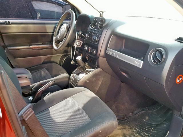 1C4NJDBB3ED565531 - 2014 JEEP COMPASS SP წითელი ფოტო 5