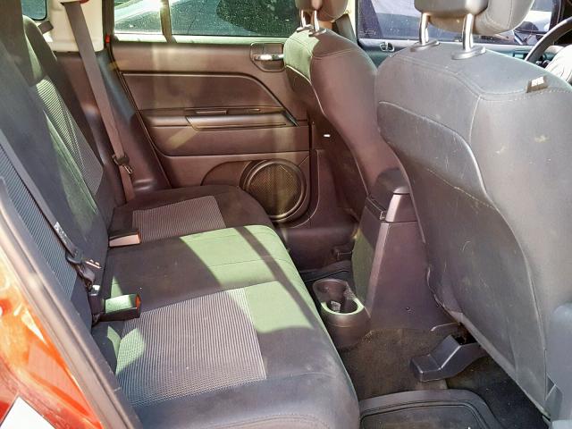 1C4NJDBB3ED565531 - 2014 JEEP COMPASS SP წითელი ფოტო 6