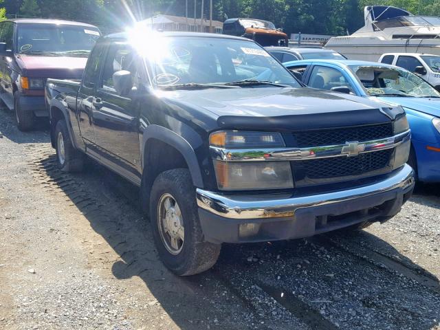 1GCDT19E478223182 - 2007 CHEVROLET COLORADO BLACK photo 1