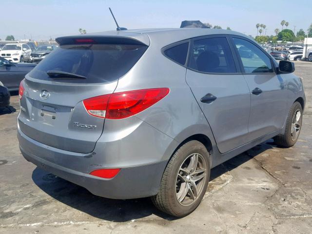 KM8JT3AB3DU716947 - 2013 HYUNDAI TUCSON GL GRAY photo 4