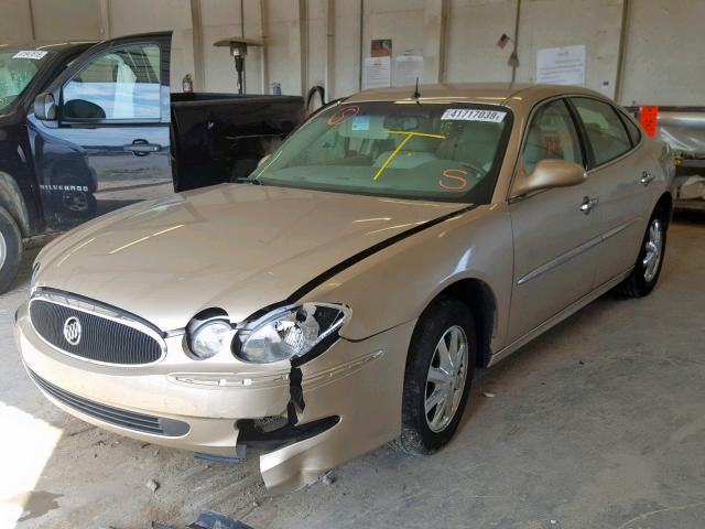 2G4WD532551264363 - 2005 BUICK LACROSSE C GOLD photo 2