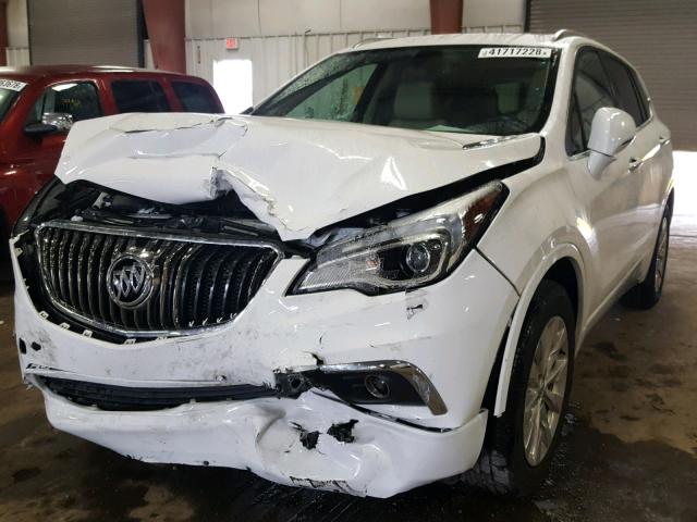 LRBFXBSA7HD071271 - 2017 BUICK ENVISION E WHITE photo 2