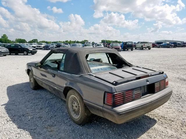 1FACP44M2NF127534 - 1992 FORD MUSTANG LX GRAY photo 3