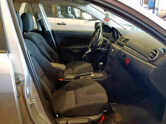 JM1BK323971694347 - 2007 MAZDA 3 S SILVER photo 5