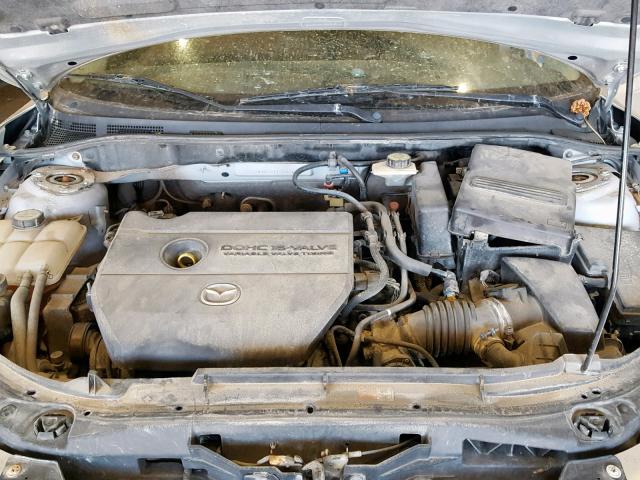 JM1BK323971694347 - 2007 MAZDA 3 S SILVER photo 7