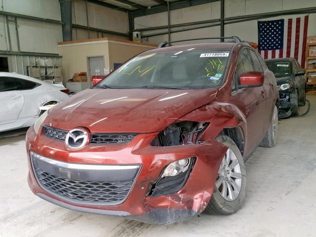 JM3ER2B59C0414633 - 2012 MAZDA CX-7 RED photo 2