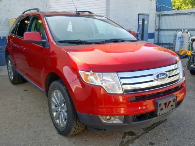 2FMDK4JC6ABB52470 - 2010 FORD EDGE SEL RED photo 1