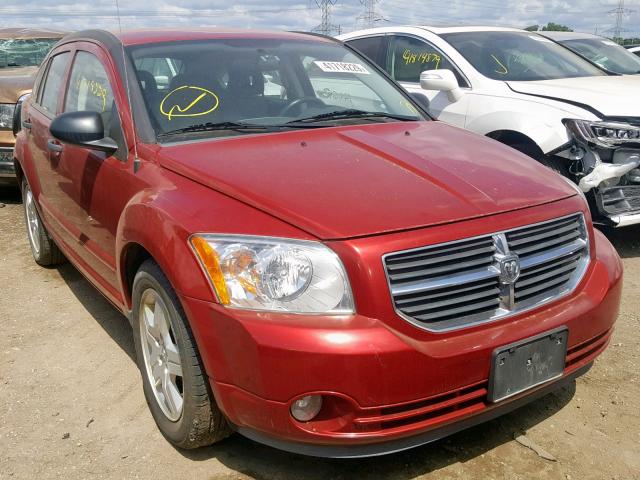 1B3HB48B68D531591 - 2008 DODGE CALIBER SX RED photo 1