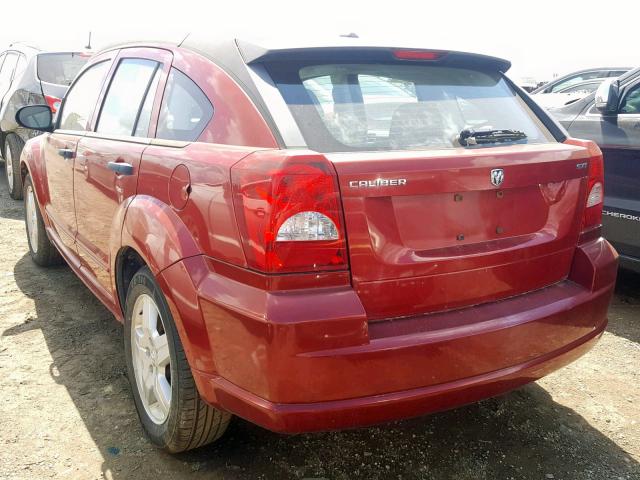 1B3HB48B68D531591 - 2008 DODGE CALIBER SX RED photo 3