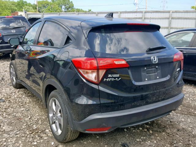 3CZRU6H57HM705220 - 2017 HONDA HR-V EX BLACK photo 3