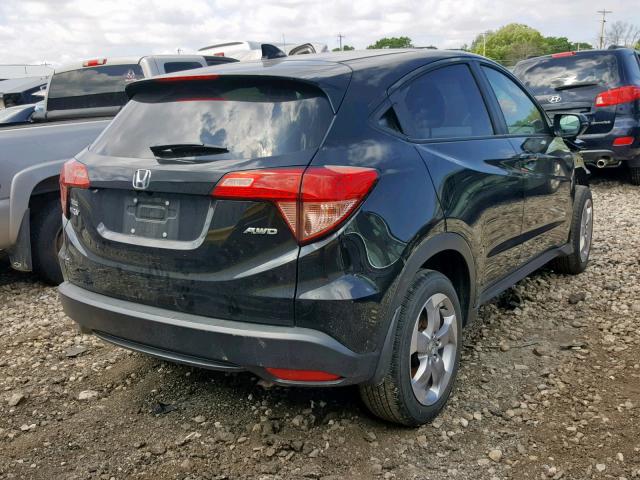 3CZRU6H57HM705220 - 2017 HONDA HR-V EX BLACK photo 4