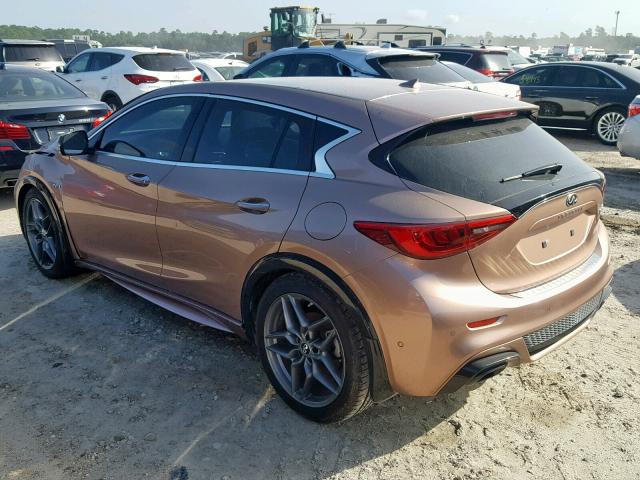 SJKCH5CP8HA021001 - 2017 INFINITI QX30 BASE PINK photo 3